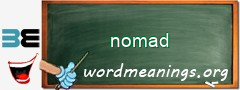 WordMeaning blackboard for nomad